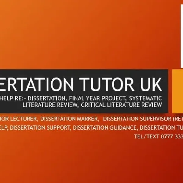 Dissertation Tutor and Structure Help