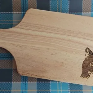 Laser Engraved Natural Solid Wood Chopping Board - Image 2