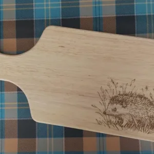 Laser Engraved Natural Solid Wood Chopping Board - Image 5