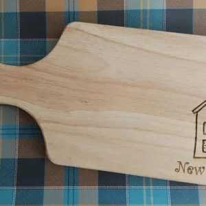 Laser Engraved Natural Solid Wood Chopping Board - Image 6