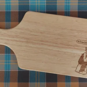 Laser Engraved Natural Solid Wood Chopping Board - Image 7