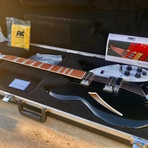 2010 Rickenbacker 360-12 JetGlo Deluxe with Full Fret and Case - Image 2