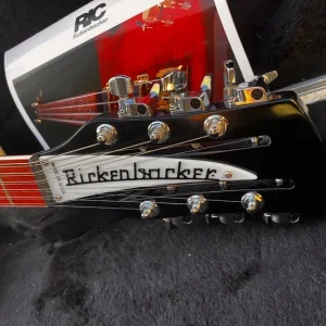 2010 Rickenbacker 360-12 JetGlo Deluxe with Full Fret and Case - Image 6
