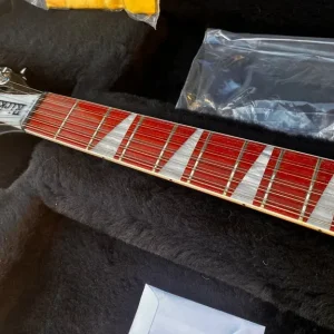2010 Rickenbacker 360-12 JetGlo Deluxe with Full Fret and Case - Image 7