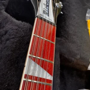 2010 Rickenbacker 360-12 JetGlo Deluxe with Full Fret and Case - Image 8