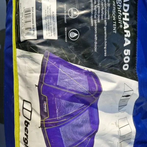 Berghaus Adhara 500 Nightfall 5-person tent