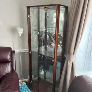 Large Wooden and Glass Cabinet - Image 4