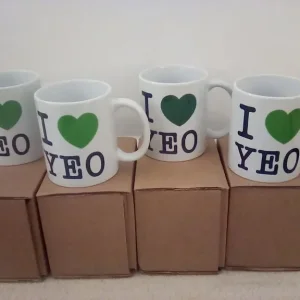 I Love Yeo Valley mugs 4x