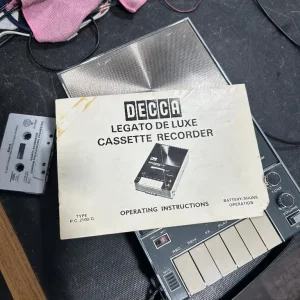 Decca Legato De Luxe tape cassette recorder (one issue) - Image 3