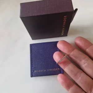 Monica Vinader rose gold diamond ring - Image 5