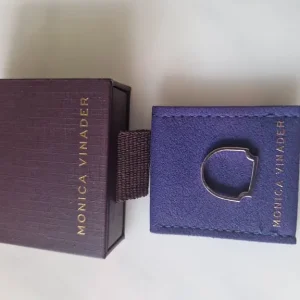 Monica Vinader rose gold diamond ring - Image 6