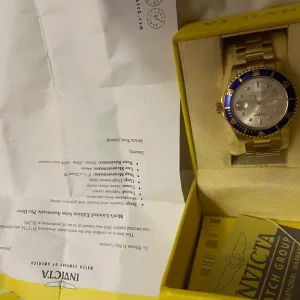 Swiss made Invicta watch with real diamonds - Image 4