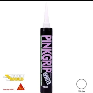 Pink grip white adhesive. 15 available