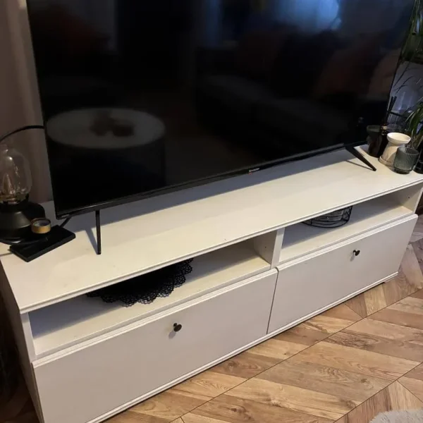 White TV stand