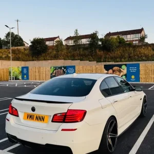 BMW 5 Series 2013 LCI, 2.0d, Alpine White, 4-door - Image 3