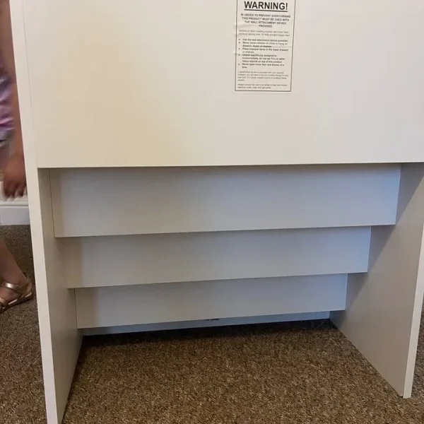 Kids Bookcase - White