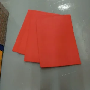 4 Red Yoga Mats 60x43cm