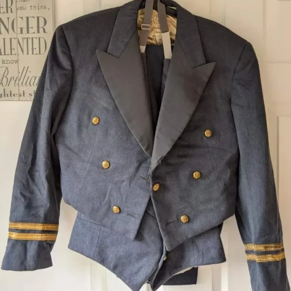 Rare Vintage RAF Flight Lieutenant Mess Dress Uniform by Moss Bros Covent Garden