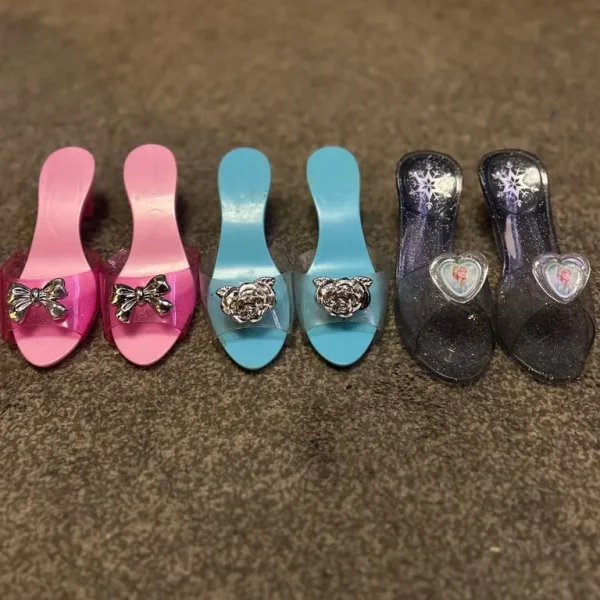 3 x princess shoes