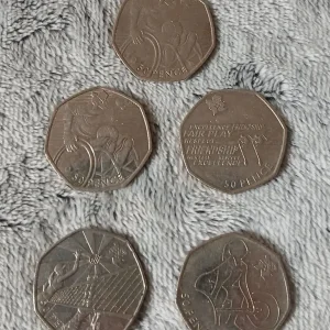 London 2012 Olympic 50p coins