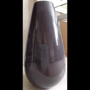 Purple Teardrop Shape Vase H247mm x D/W135mm