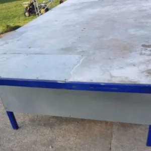 Metalwork setting out table 10ft x 5ft x 30ins high - Image 3