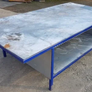 Metalwork setting out table 10ft x 5ft x 30ins high - Image 5