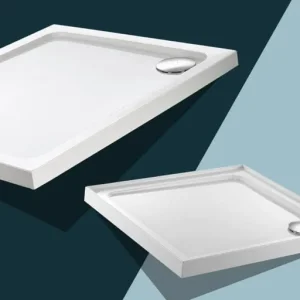 Low Profile Rectangular Shower Trays – Stone Resin, 45mm Thick