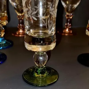 Vintage 1970 liqueur glasses - Image 6