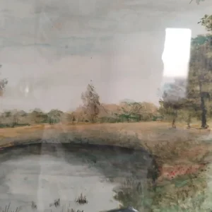 Framed watercolour by AJ Blades - Image 2