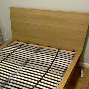 IKEA Malm Super King Bed Frame – Oak Finish - Image 2