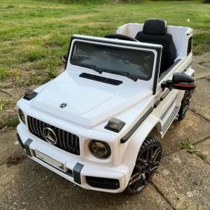 Mercedes G63 Electric Ride-On Car for Kids – White