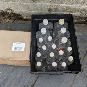 29 bottles white spirit and turpentine