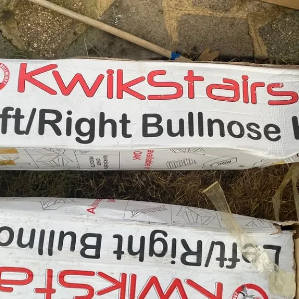 Kwickstairs left and right bullnose kits