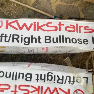 Kwickstairs left and right bullnose kits