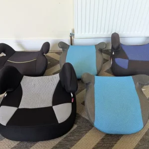 Various booster car seats for older kids