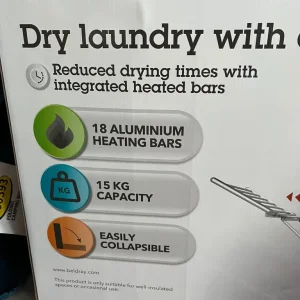 Beldray electric clothes airer - Image 4