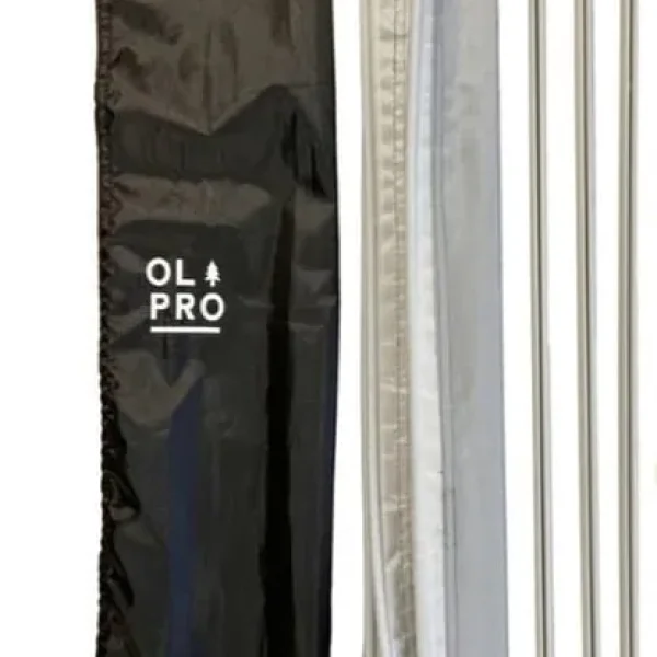 Magnetic drive away awning rail kit