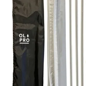 Magnetic drive away awning rail kit