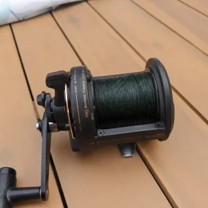 SHIMANO TLD 15 LEVER DRAG FISHING REEL WITH BRAID - Image 2