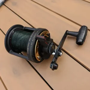 SHIMANO TLD 15 LEVER DRAG FISHING REEL WITH BRAID