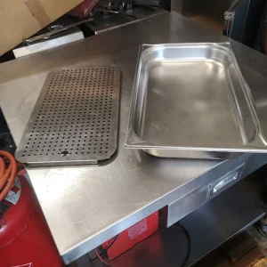 Stainless steel Gastronorm 1/1 drip tray - Image 2