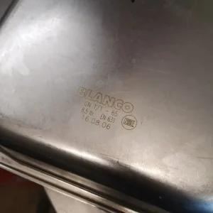Stainless steel Gastronorm 1/1 drip tray - Image 3