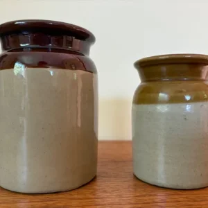 Pair of Vintage Stoneware Jars - Image 5