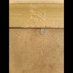 Square Brushed Gold Mirror 480mm x 480mm - Image 7
