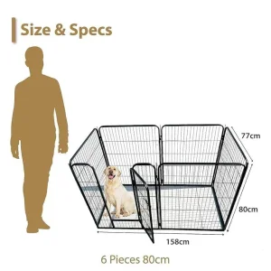 Ellie-Bo Heavy Duty Puppy Pen – 6 Panel, 80cm - Image 4