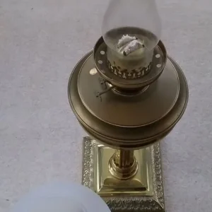 Oil Lamp, Twin Wick 1980s - Image 2