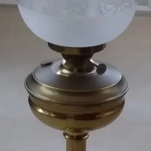 Oil Lamp, Twin Wick 1980s - Image 4