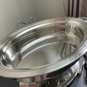 Proline Oval Chafing Dish with 12 Pots of Fuel - Image 2