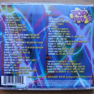 Pop Party 8 CD with bonus DVD - Image 2